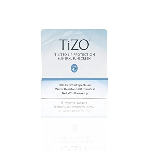 TiZO lip protection tinted mat finish SPF 45